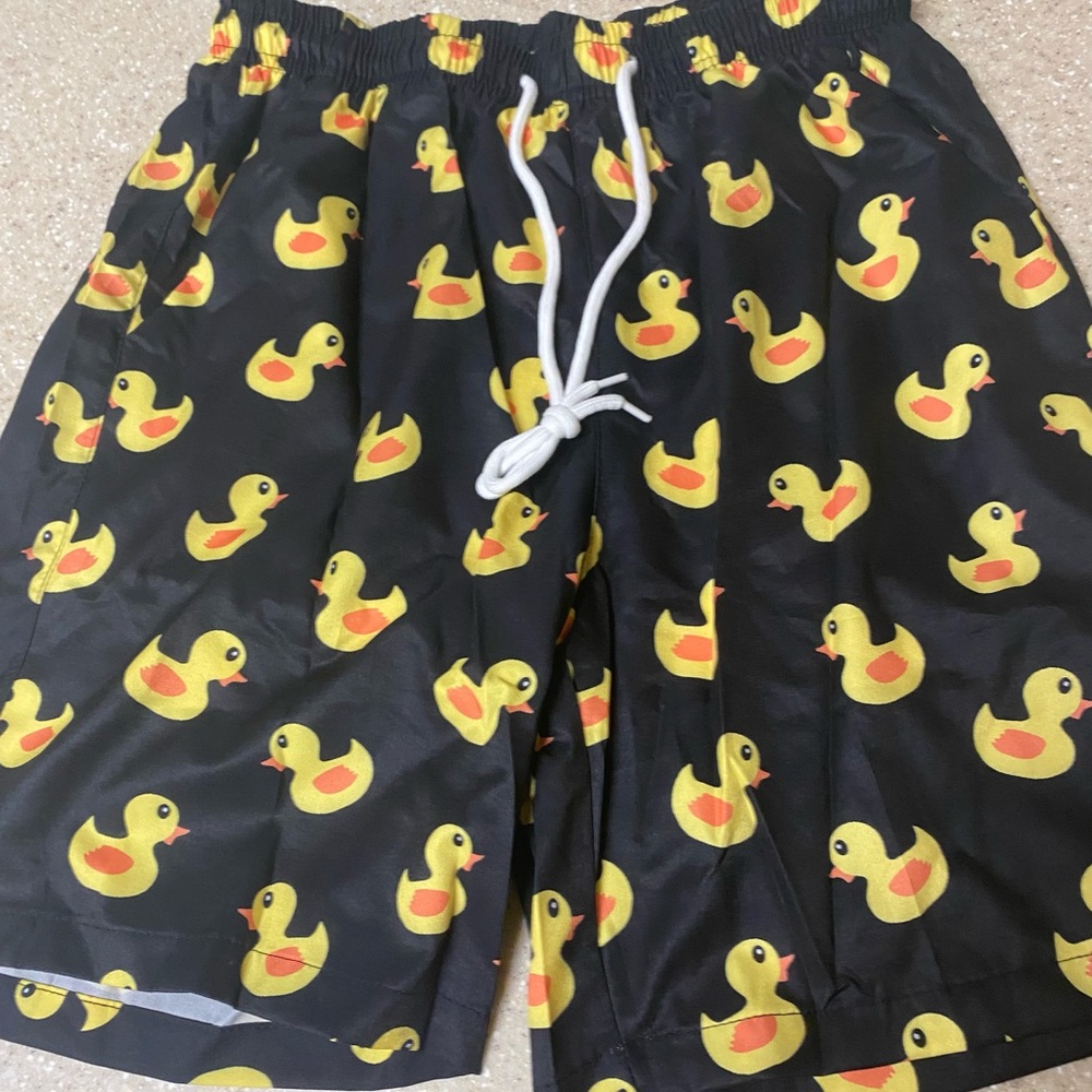 Duck Print Swim Shorts